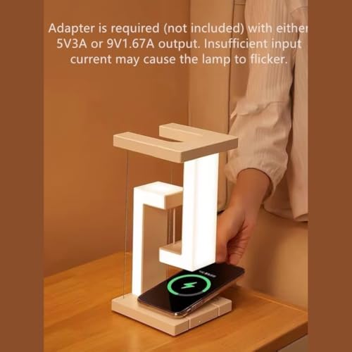 Chronos Tensegrity Smart LED Desk Lamp with Wireless Charger USB Charging Port,Touch Control, 3 Lighting Modes - Image 4