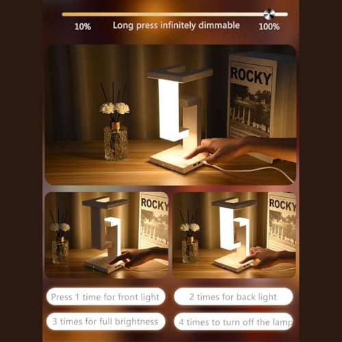 Chronos Tensegrity Smart LED Desk Lamp with Wireless Charger USB Charging Port,Touch Control, 3 Lighting Modes - Image 3