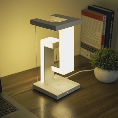 Chronos Tensegrity Smart LED Desk Lamp with Wireless Charger USB Charging Port,Touch Control, 3 Lighting Modes - Image 1