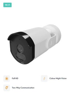 Tesla Smart Outdoor Security Camera with Color Night Vision & Two-Way Talking, works with Google, Alexa & Tesla Home App  - Image 1