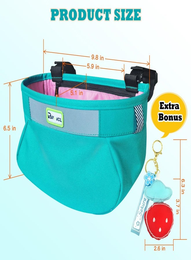 RAYMACE Kids Bike Basket,Children's Bike Basket Front,Waterproof Bicycle Basket Handlebar Bag for Girls,Boys Toddlers Bike or Scooter Accessories - Image 3