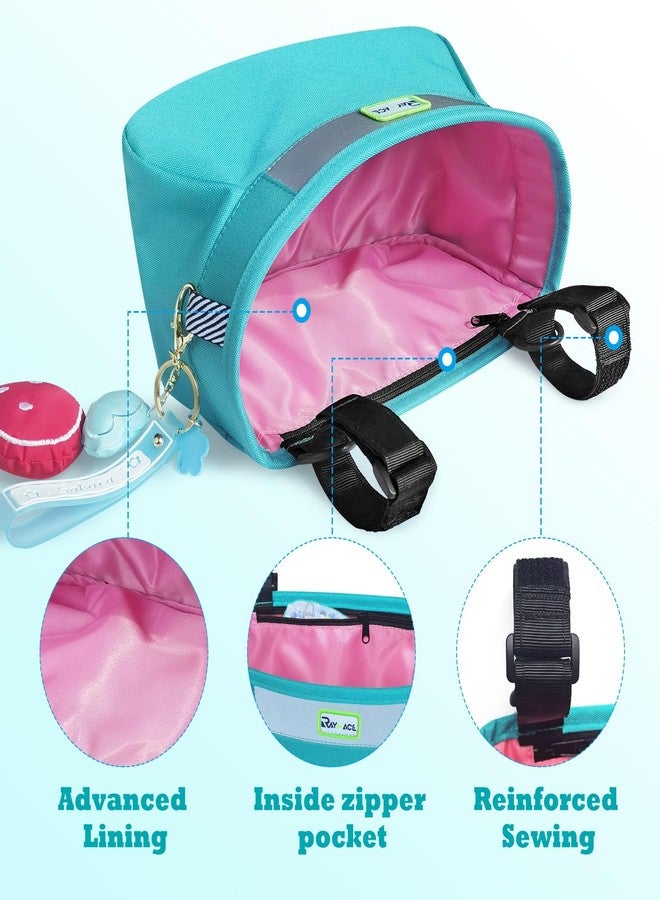 RAYMACE Kids Bike Basket,Children's Bike Basket Front,Waterproof Bicycle Basket Handlebar Bag for Girls,Boys Toddlers Bike or Scooter Accessories - Image 4