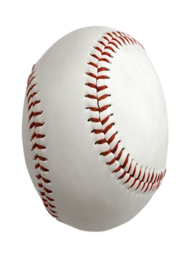 Tima BBT Leather Special Crown Baseball, 9in (White) - Image 4