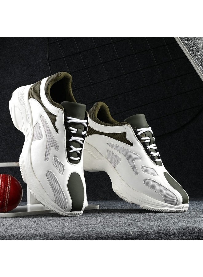 Cruiser Men's Flare White Chunky Sneakers_8 UK (2521-5) - Image 2