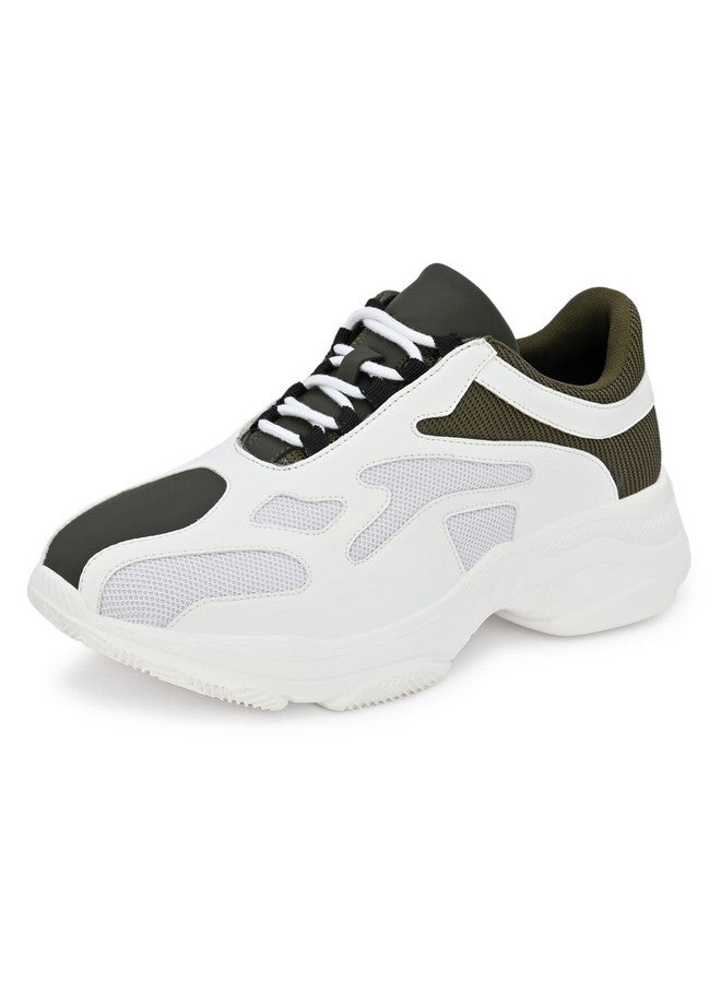 Cruiser Men's Flare White Chunky Sneakers_8 UK (2521-5) - Image 1