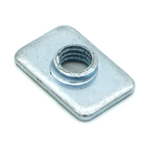 TOPINSTOCK Pre-Assembly Square Nuts Flat M5 T Nut for 2020 Aluminum Extrusions Pack of 100 - Image 1