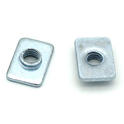TOPINSTOCK Pre-Assembly Square Nuts Flat M5 T Nut for 2020 Aluminum Extrusions Pack of 100 - Image 2