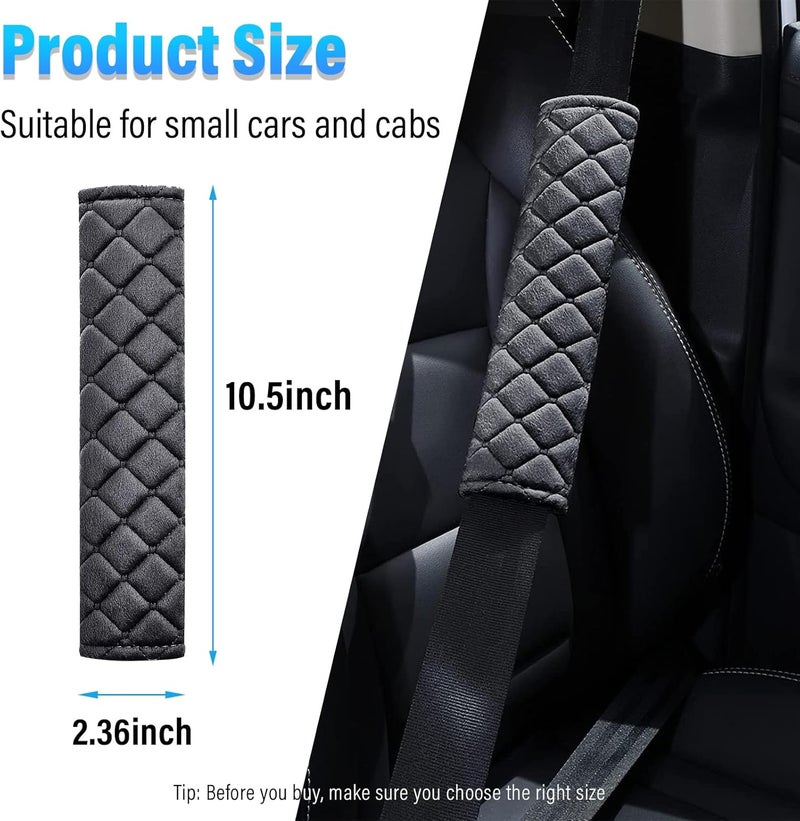 Kewucn Extra Long Seatbelt Cover - Black - Image 2