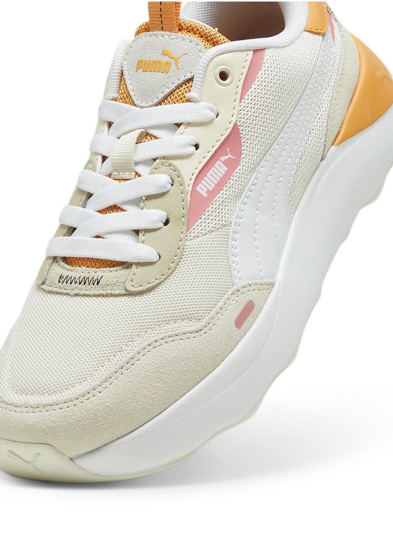 PUMA - Runtamed Platform Womens Beige Sneakers - Image 1