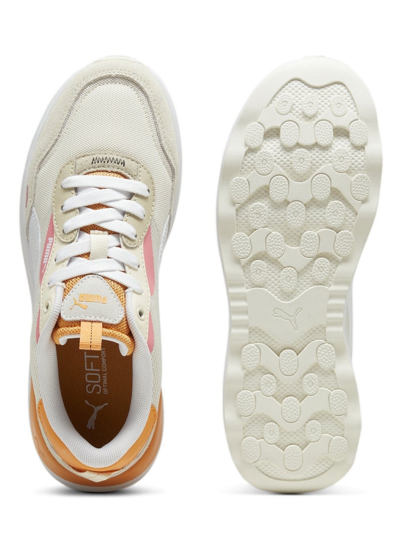 PUMA Runtamed Platform Womens Beige Sneakers - Image 4