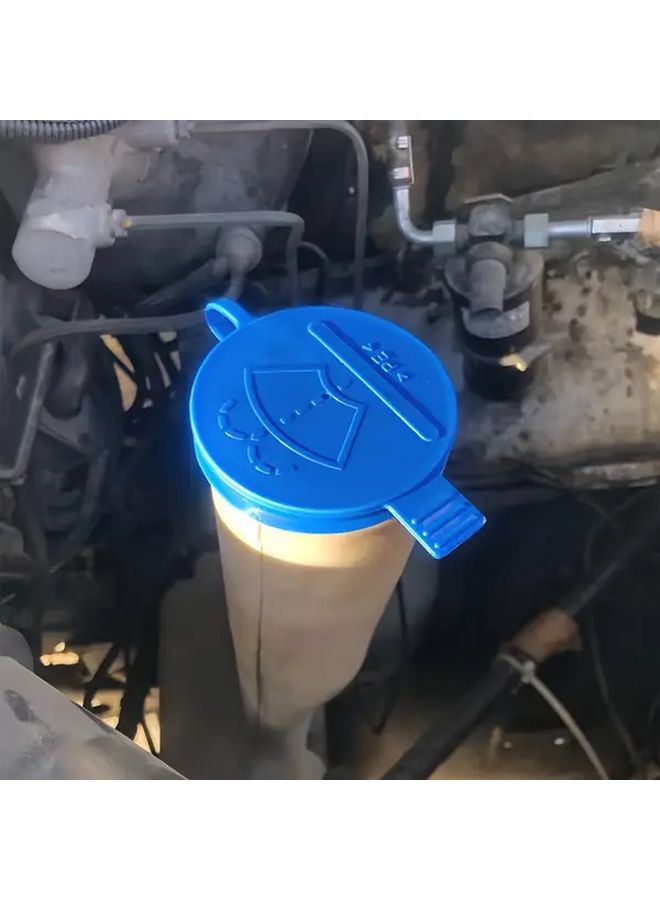 Blue Car Windshield Wiper Washer Fluid Reservoir Tank Cap OEM Durable Leak Proof Design - Image 3
