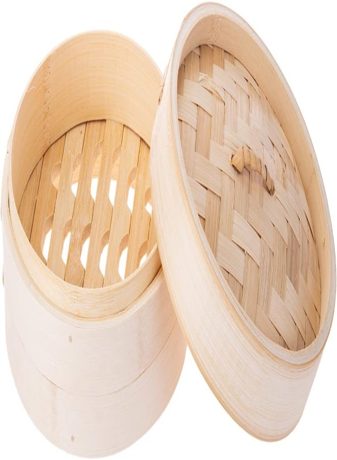 AKDC Round Steamer 15Cm X 15Cm X 9Cm Bamboo Brown - Image 4