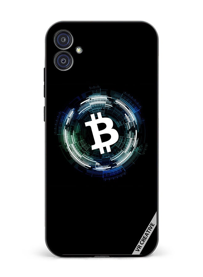 VR CREATIVE Protective Case Cover For Samsung Galaxy M04/F04 Bitcoin Design Multicolour - Image 1