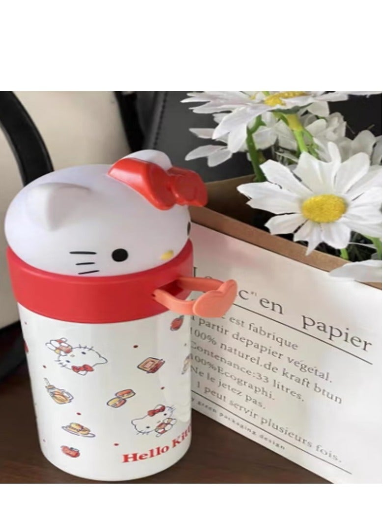 هالو كيتي Stainless Steel Water Cup 316 Food Grade Insulated Cup 350ML - Image 4