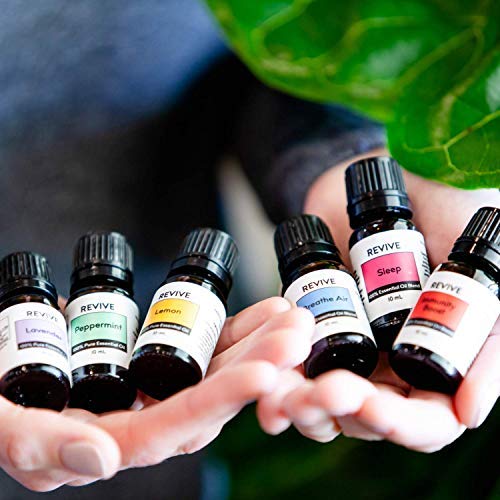 REVIVEEO Aromatherapy Kits by Revive Essential Oils - 100% Pure Therapeutic Grade, Diffuser, Massage, Aromatherapy (Basics Kit) - Image 4