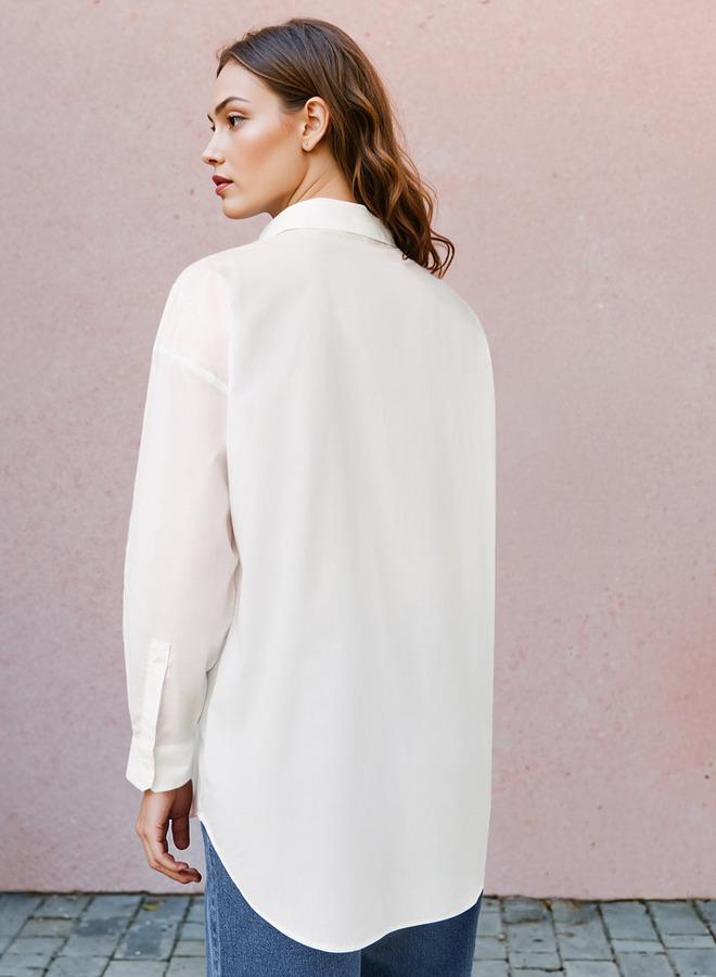 اس بي كاركترز قميص سنوبي بأكمام طويلة مطرز - Image 3