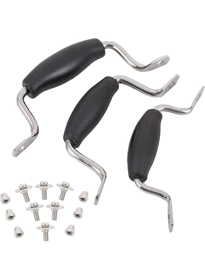 KASTWAVE 3Pcs Pot Lid Handles Stainless Steel, Pot Lid Top Grip Knob Heat Resistant Universal Cookware Lid Cover Knob Replacement Kitchen Cookware Universal Replacement Pan Lid Holding Handles - Image 1