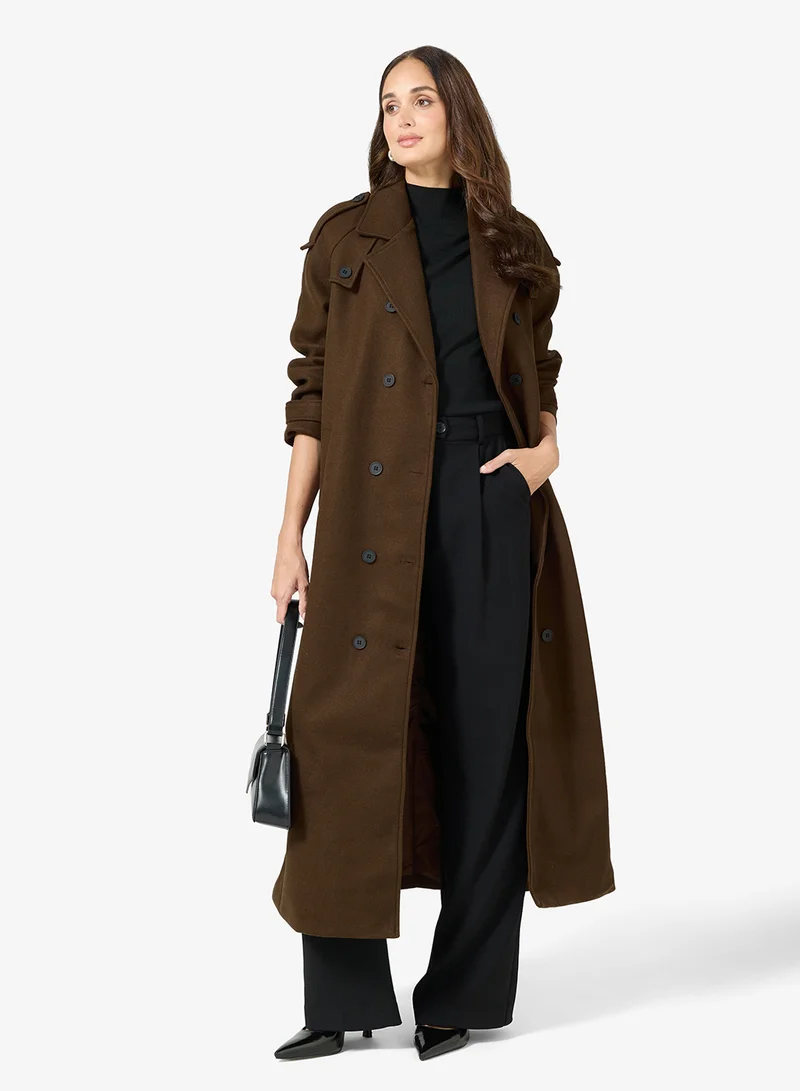 ELLA Belted Trench Coat