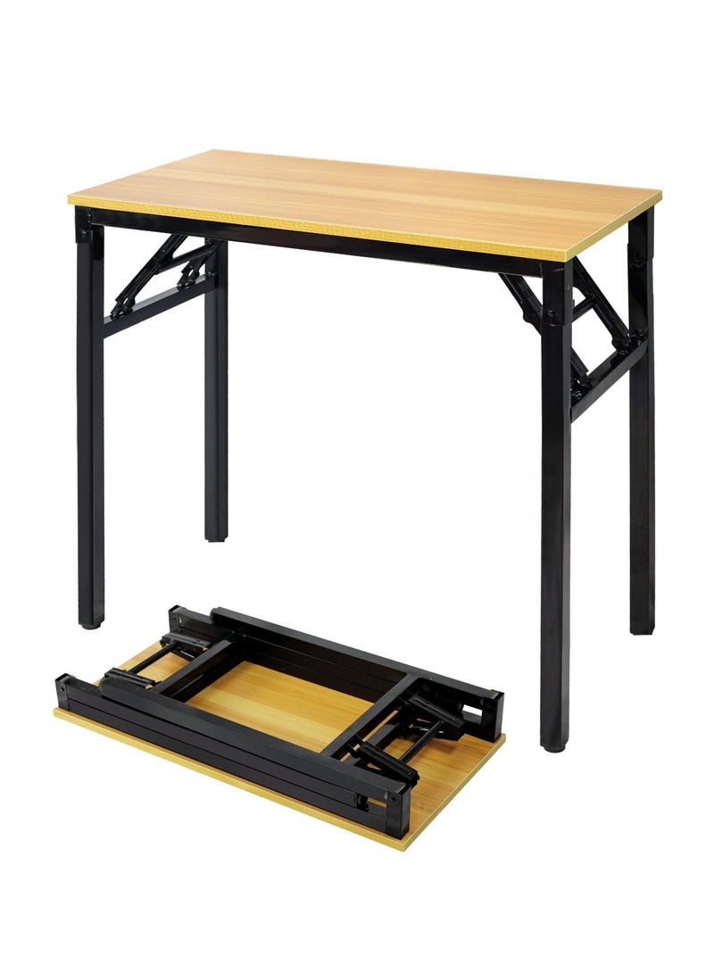 Cool Baby Folding Table Multi Functional Portable Desk With AdjUStable Height Legs For Computer Camping Garden Picnic Coffee Bbq 120*50*75Cm - Image 1