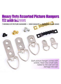 415Pieces Picture Hangers Kit With Screws Heavy Duty Assorted Picture Hangers Assortment Kit For Picture Hanging Solutions With Transparent Box - 7 Models - pzsku/ZCBA317436EEF13F27843Z/45/_/1721307782/e8eb66f0-ae6f-4a6d-9d3d-ef0140227791