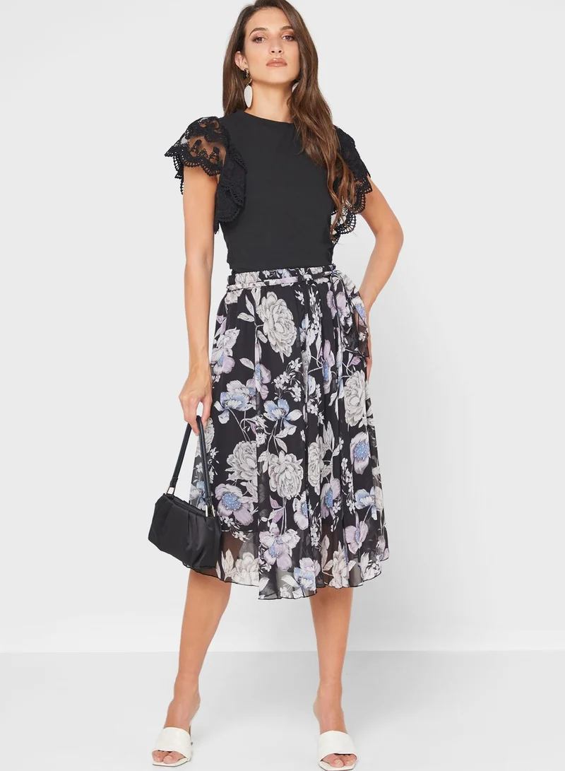 ELLA Lace Sleeves Top