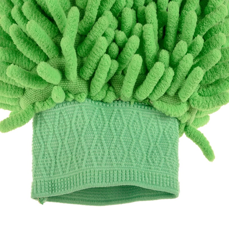 Kuber Industries Kuber Industries Gloves | Microfiber Cleaning Gloves | Chenille Mitts for Kitchen | 50 GSM Hand Duster for Kitchen | Hand Gloves for Car | Duster for Glass | Pack of 3 | Multi - Image 5