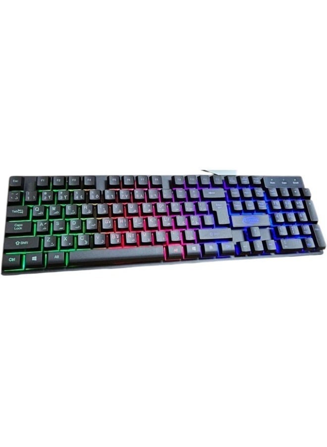 RGB Gaming Keyboard with USB – Full-Size Layout with Numpad and Multi-Color Backlight, Comfortable for Gaming & Office Use - Image 4