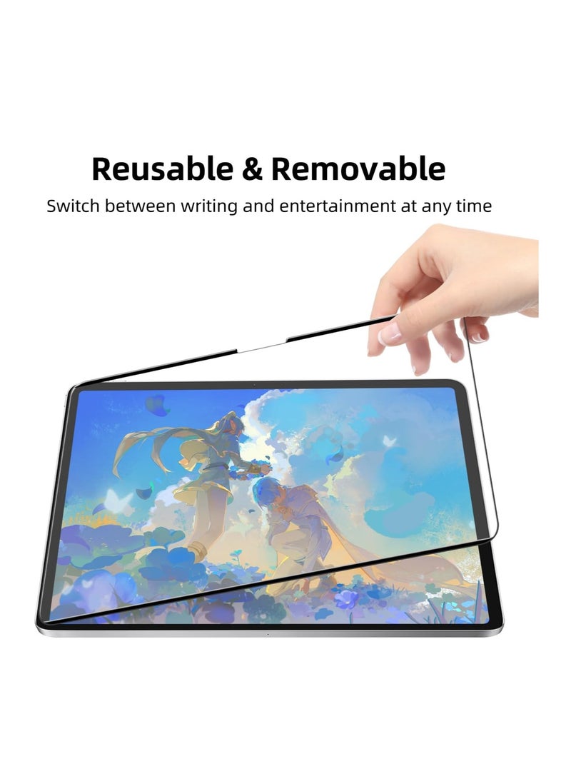 Magnetic Paper Feel Screen Compatible with Microsoft Surface Pro 11/10/9/8/X 13 Inch, Removable Anti Glare Blue Light Filter, 13 In Magnetic  Screen Protector - Image 2