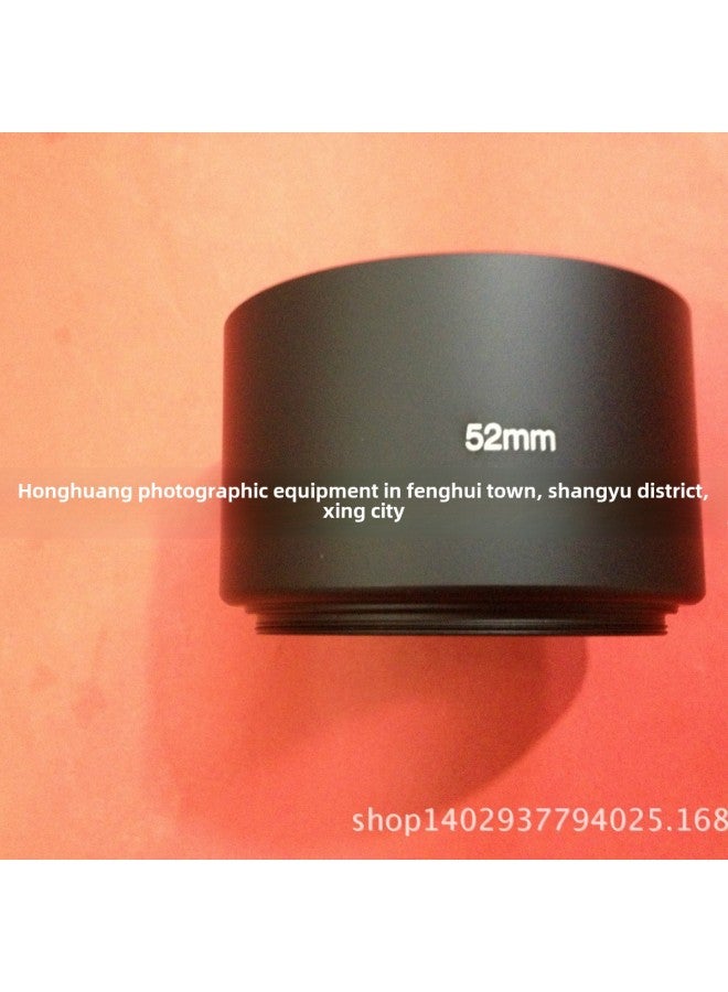 Metal Ultra-long Mid-focus Hood 37/38/39.52/55/58/62/67/72/77/82/86/95/105-Color:65*1 Extended Focus Height 60.5 Front Opening 65*1  - Image 3