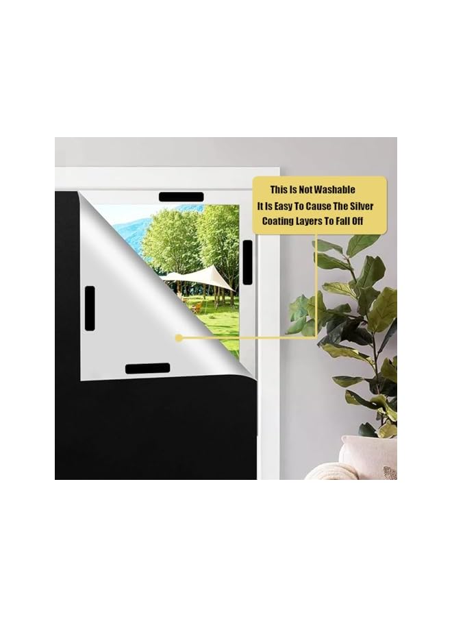 The Bros Portable Blackout Curtains 1.45mX3m,100% Blackout Blinds for Windows, No Need for Drilling, Portable Window Curtains,Fits Any Size Shape, Temporary Blackout Blinds for Bedroom (1) - Image 3