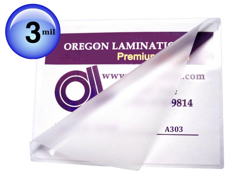 Oregon Lamination A3 Size Heat Activated Laminating Pouches 3 Mil 12-1/4” x 17” [pk of 100] 311mm x 432mm Clear - Image 2