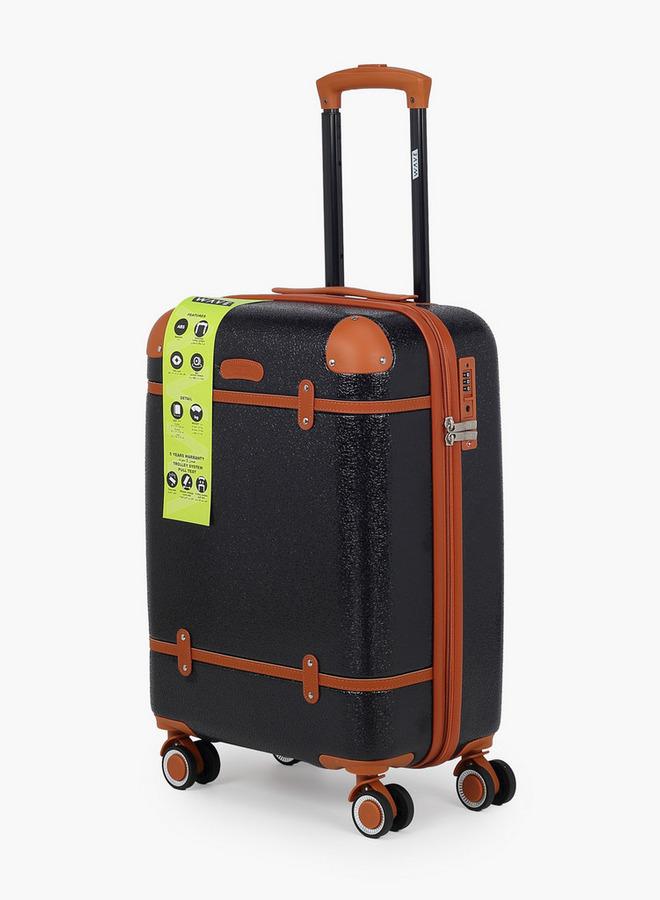 Wave 3-Piece Hardcase Luggage Trolley Set With Lock - Image 2