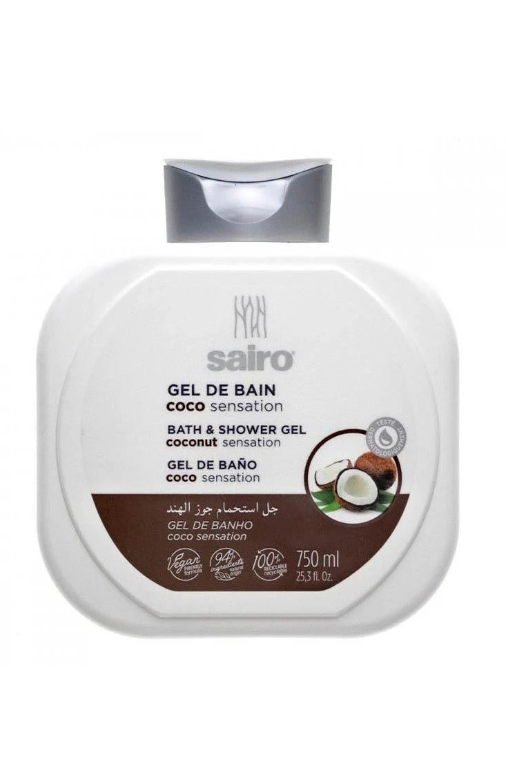 shower gel with coconut extract - 750 ml