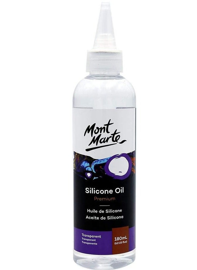 Mont Marte Mont Marte Premium Silicone Oil Medium 180ml Tube - Clear  - Image 1