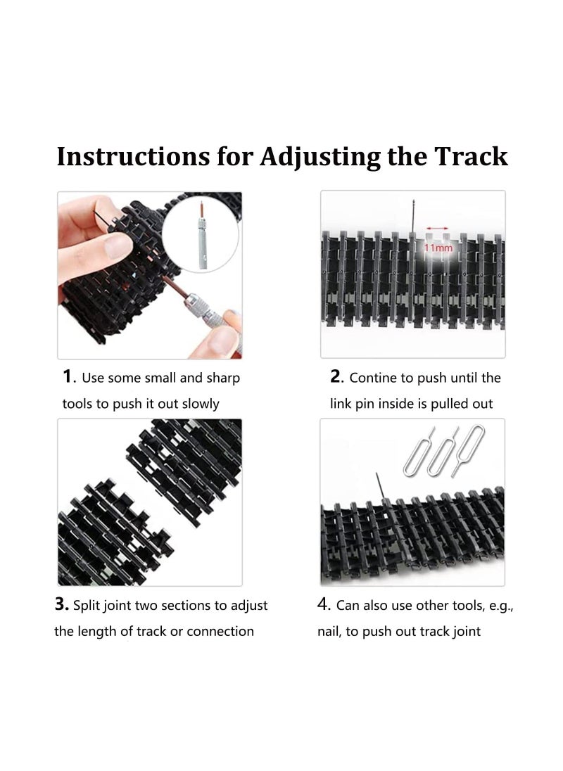 Y&D - Geek DIY Tracked Robot Chassis Smart Tank Car Kit with 2Pcs Motor, Remote Control Caterpillar Moving Robotic Platform Plastic Tracks for Arduino/Raspberry Pie/Microbit/Python/Steam - Image 1
