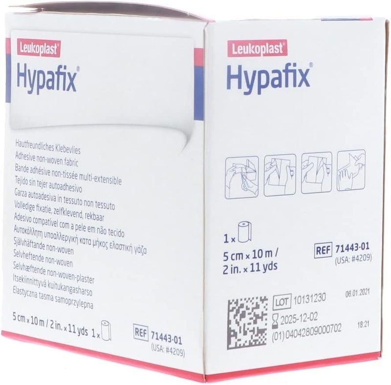 Smith&nephew شريط تثبيت الضمادات هايبا فيكس: 2" × 11 ياردة لكل منها - Image 5