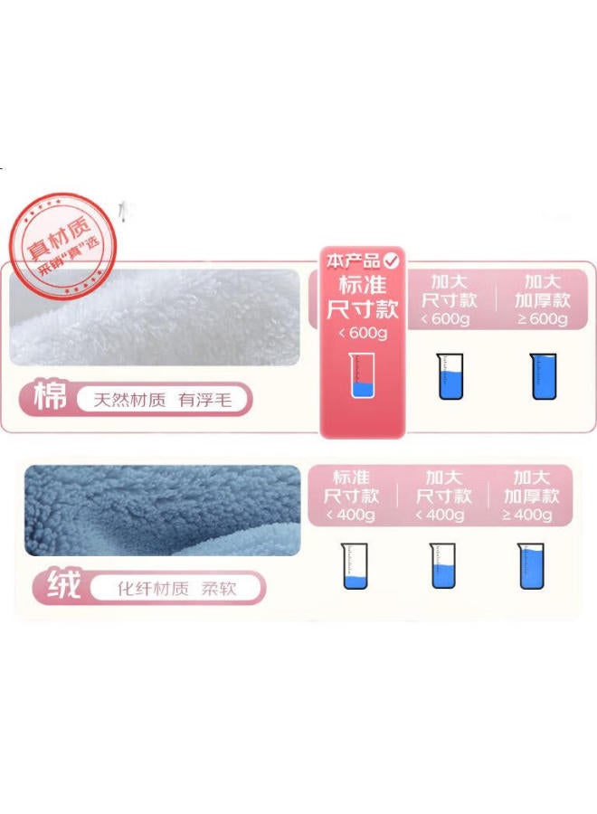 Uchino New Cotton Candy Bath Towel Pro Gift Box Class A Pure Cotton Bath Towel Quick-Drying High-End Gift Large Bath Towel V - Image 3