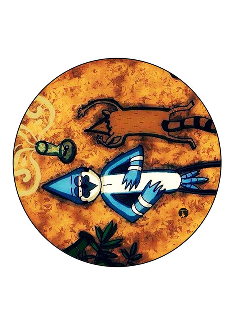 RKN Regular Show Printed Mouse Pad Multicolour
