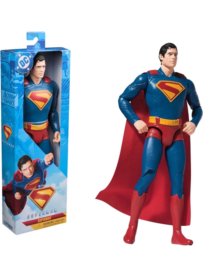 SUPERMAN DC Superman – 30 cm Action Figure – Action Figure from the Movie – Super Hero and Super Villain – Collectible Toy – Children's Toy Age 4 and Above | Features 11 Points of Articulation, Authentic Movie Design, Superhero Toys, Pretend Play Gifts for Kids & Collectors Ages 4+ - Image 1
