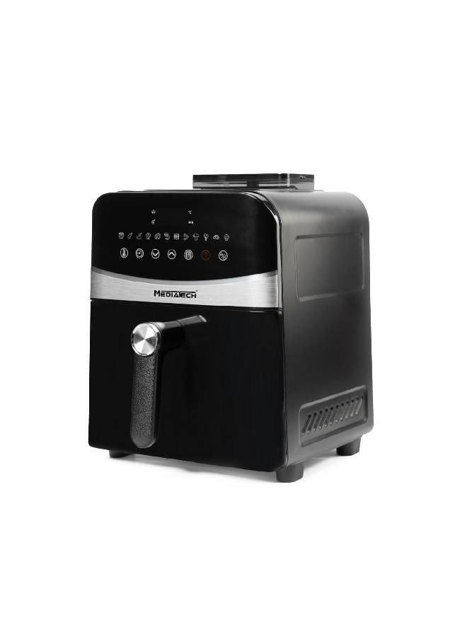 ميدياتيك مقلاة هوائية من ميدياتك MT-AF50D سعة 6 لتر وقوة 2000 واط - أسود - Image 1