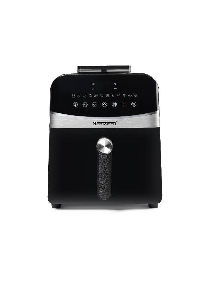 ميدياتيك مقلاة هوائية من ميدياتك MT-AF50D سعة 6 لتر وقوة 2000 واط - أسود - Image 3