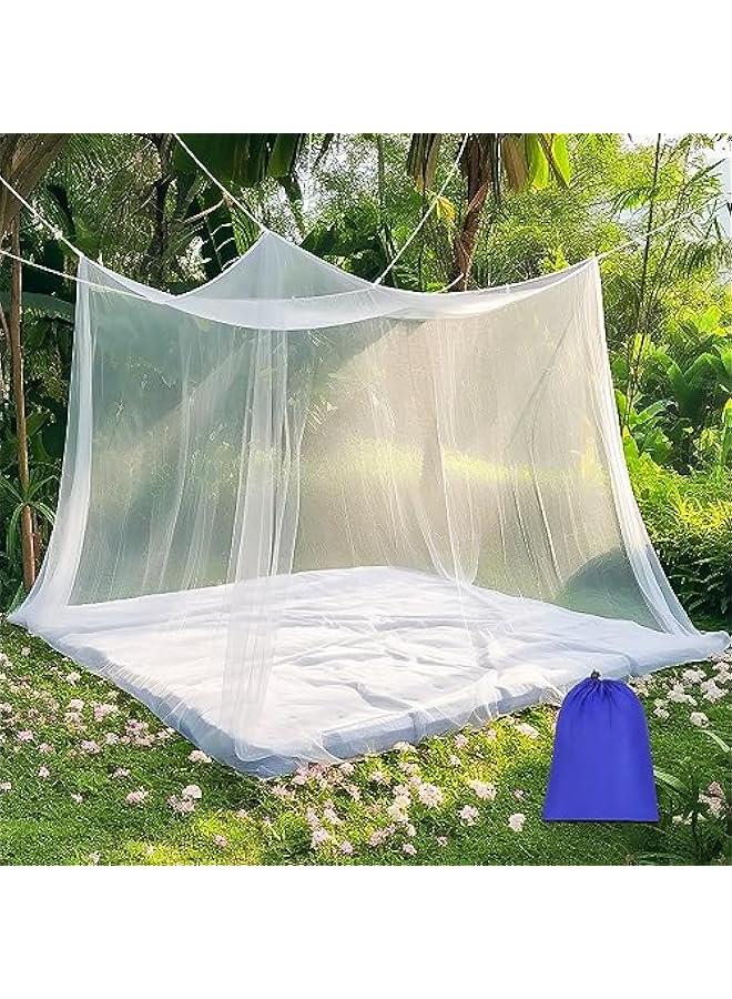 Arabest Mosquito Net for Bed, Large White Bed Canopy for Girls, Hanging Bed Net, Ideal for Bedroom Decorative, Travel with Storage Bag (Camping Mosquito Net) SL0028 - Image 2