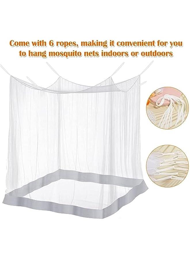 Arabest Mosquito Net for Bed, Large White Bed Canopy for Girls, Hanging Bed Net, Ideal for Bedroom Decorative, Travel with Storage Bag (Camping Mosquito Net) SL0028 - Image 5