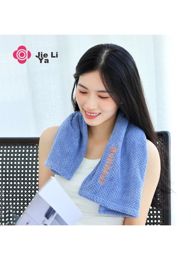 Grace Jieliya Towels 2 Pieces, Class A French Soft Household Face Towels For Men And Women, Couples, Quick-drying, Thick Embroidered Bath Towels - Image 4