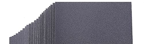 Sarrah Electro coating Emery paper 600 Grit Wet Dry Waterproof Sandpaper 9x11 Black 05 Pcs  - Image 4