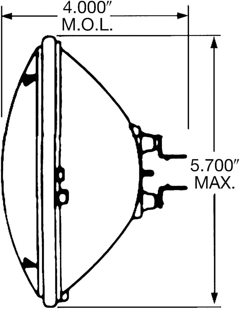 Wagner Lighting H5006 Standard Multi-Purpose Halogen Sealed Beam Light Bulb - Image 4