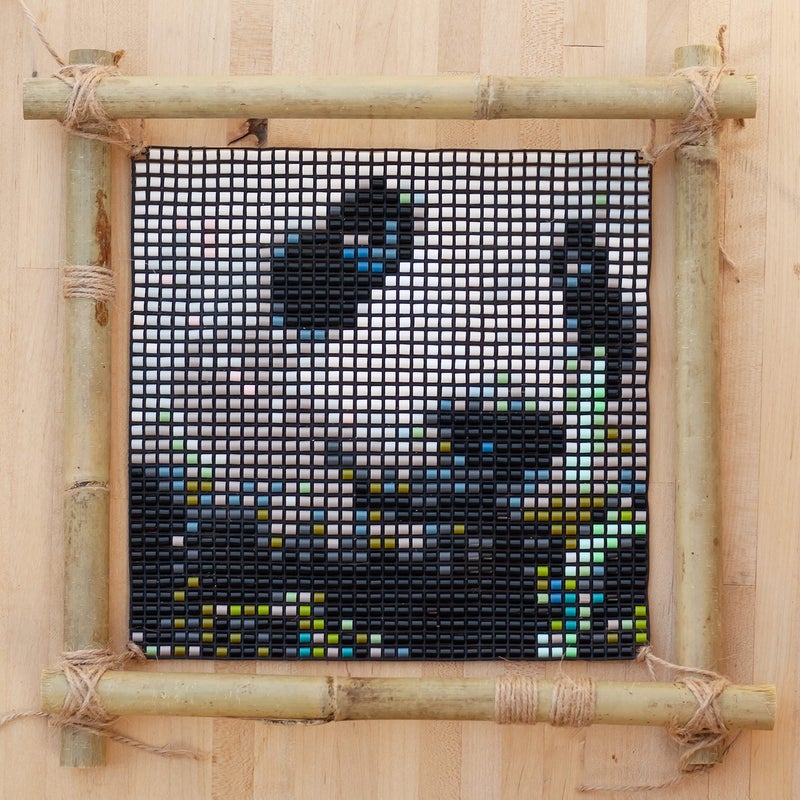 Perler 80-22881 Snappix Canvas Set for Bead Crafts, 12" x 12" Mesh Sheets, Black, 2pcs - Image 4