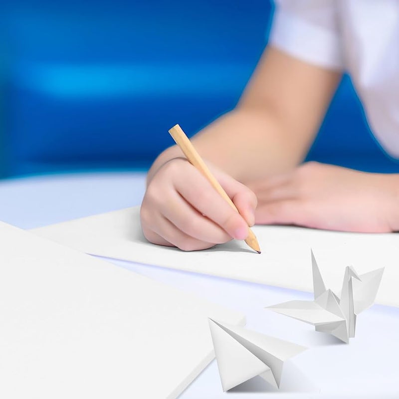 ورق البطاقات الأبيض 50 ورقة مقاس 8.5 × 11 بوصة 180 جرام سميك لصنع البطاقات وتجميع القصاصات والدعوات والحرف اليدوية DIY - Image 5