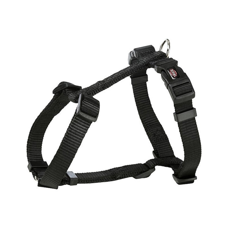 Trixie H Premium Adjustable Dog Harness - Black - Small/Medium