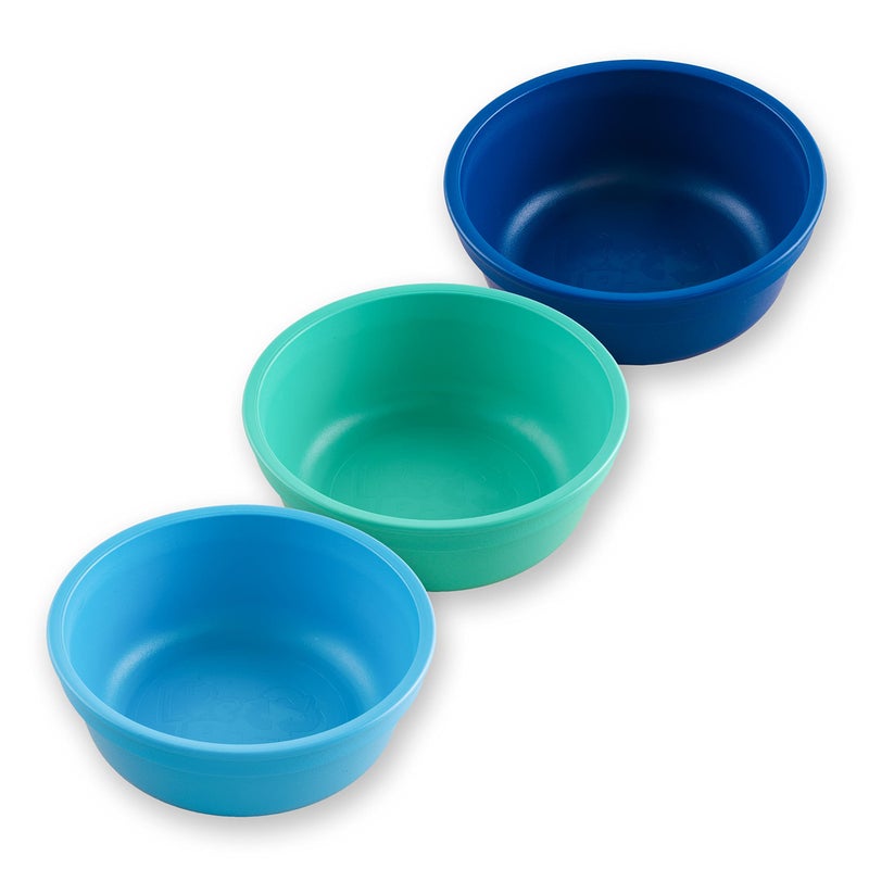 RePlay 12 Oz Toddler Bowls for Snack and Everyday Dining Dishwasher and Microwave Safe Made in USA Set of 3575 x 575 x 2 True Blue